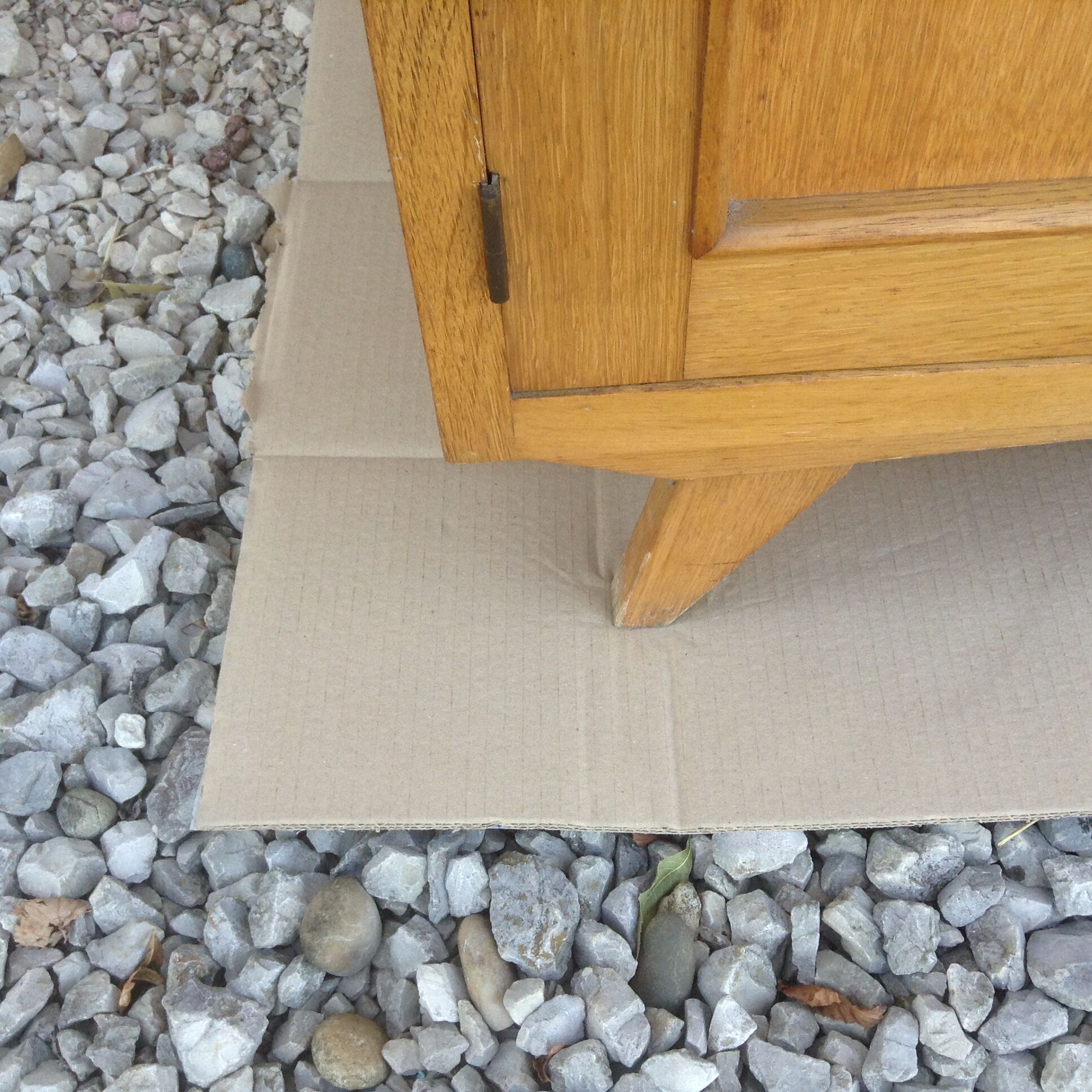 Vintage solid oak dresser