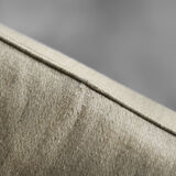 Mid-century modern Scandinavian mahogany armchair with French wicker by Bernt Petersen.