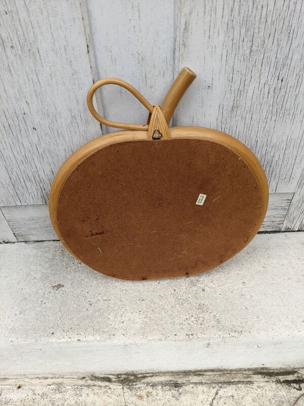 Miroir pomme vintage décoration campagne bohème enfants