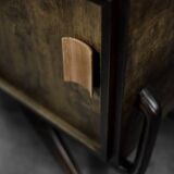 Mid-Century Scandinavian Modern Birch Sideboard with a Futuristic Base, 1960s