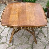 Vintage rattan coffee table