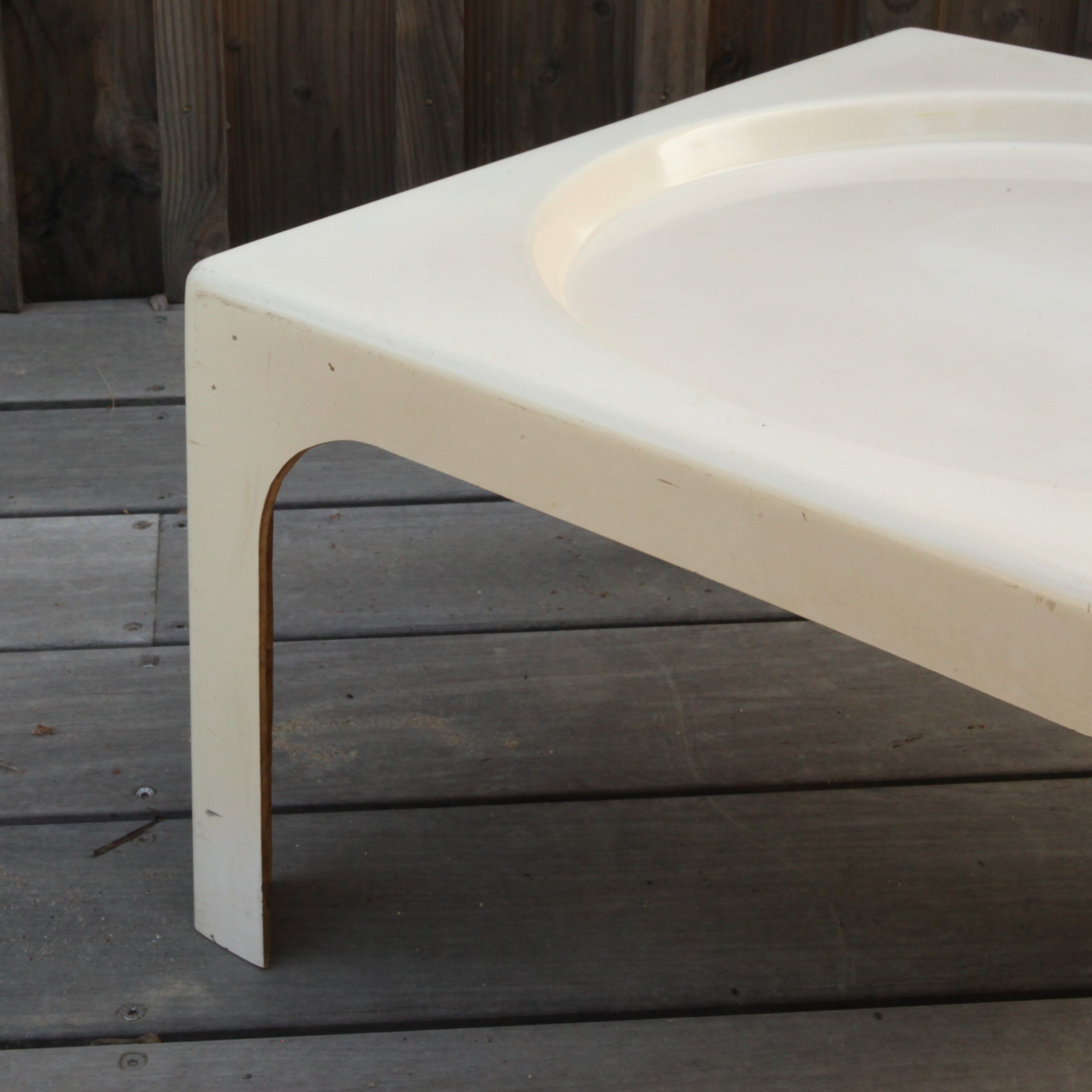 Fiberglass coffee table