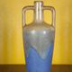 Flamed glazed stoneware bottle, Fournier Demars St-Amand alcohol bottle, amphora vase