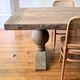Monastery table in solid old oak – SUN 400 by 120 cm