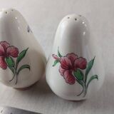 Set of 2 ceramic salt shakers, Colmar decor, from Villeroy & Boch