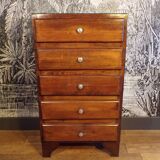 Vintage 5 drawer chest of drawers