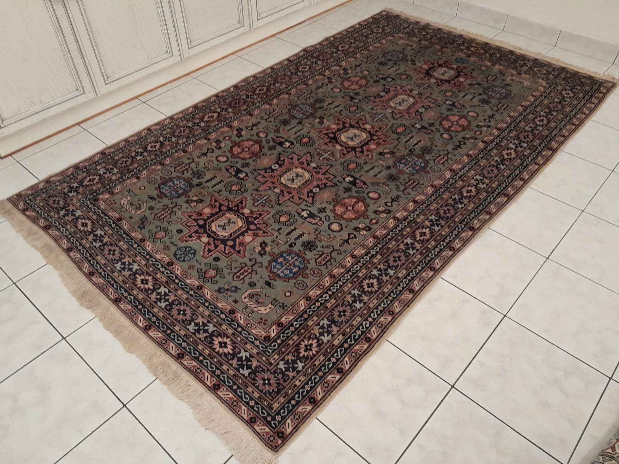 Handmade Caucasian rug 263x158cm