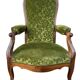 Fauteuil voltaire à crémaillère 19’s