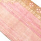 2x7 pink and brown turkish runner rug, 204x58cm