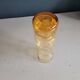 Amber tinted glass cylinder vase