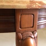 Coffee table with marble top