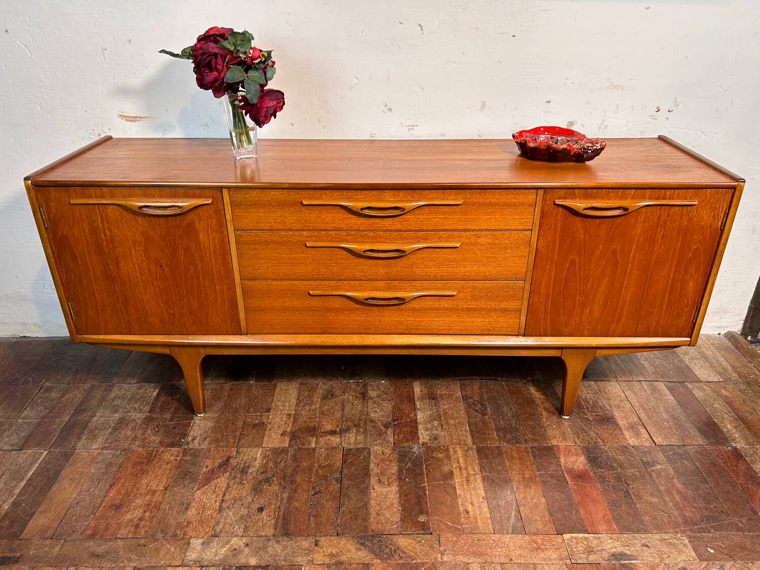 Buffet vintage rétro vintage en teck Jentique 1960