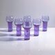6 Aperitif Glasses "Chameleon" by Sergio Asti for Arnolfo die Cambio - 1970