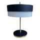 Table lamp in black metal and white glass, by Kamenicky Senov 1960s