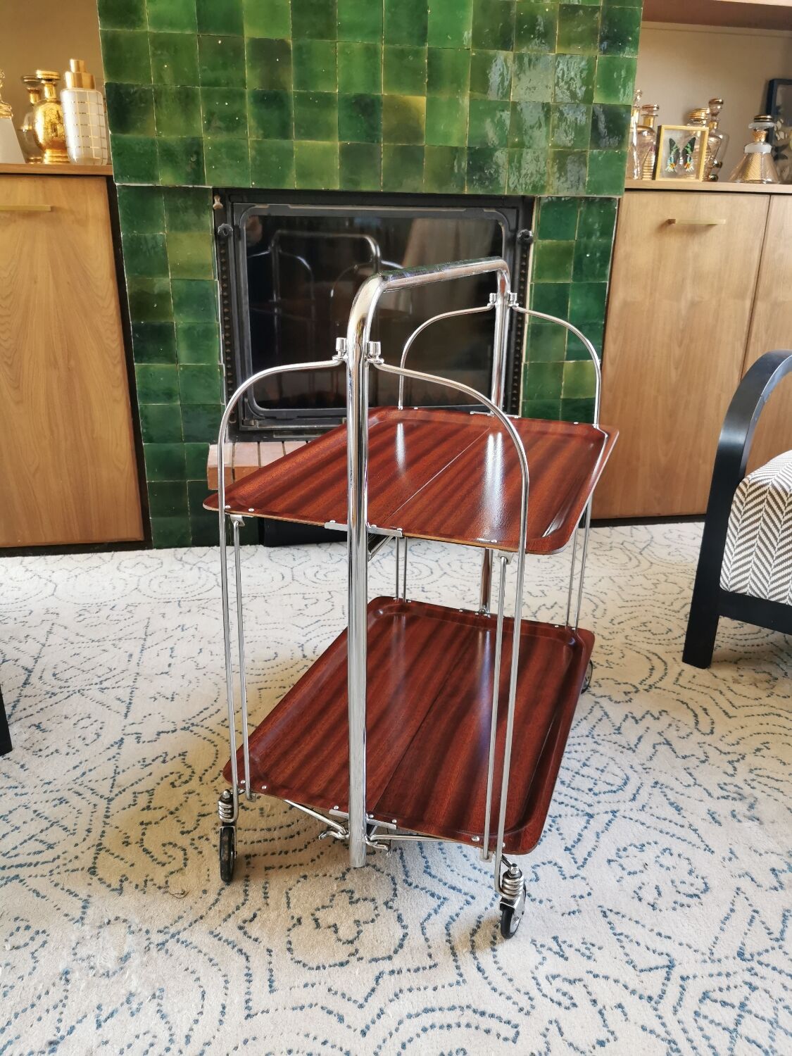 Vintage folding trolley