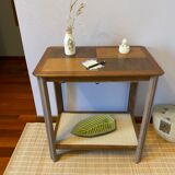 Desserte placage effet damier