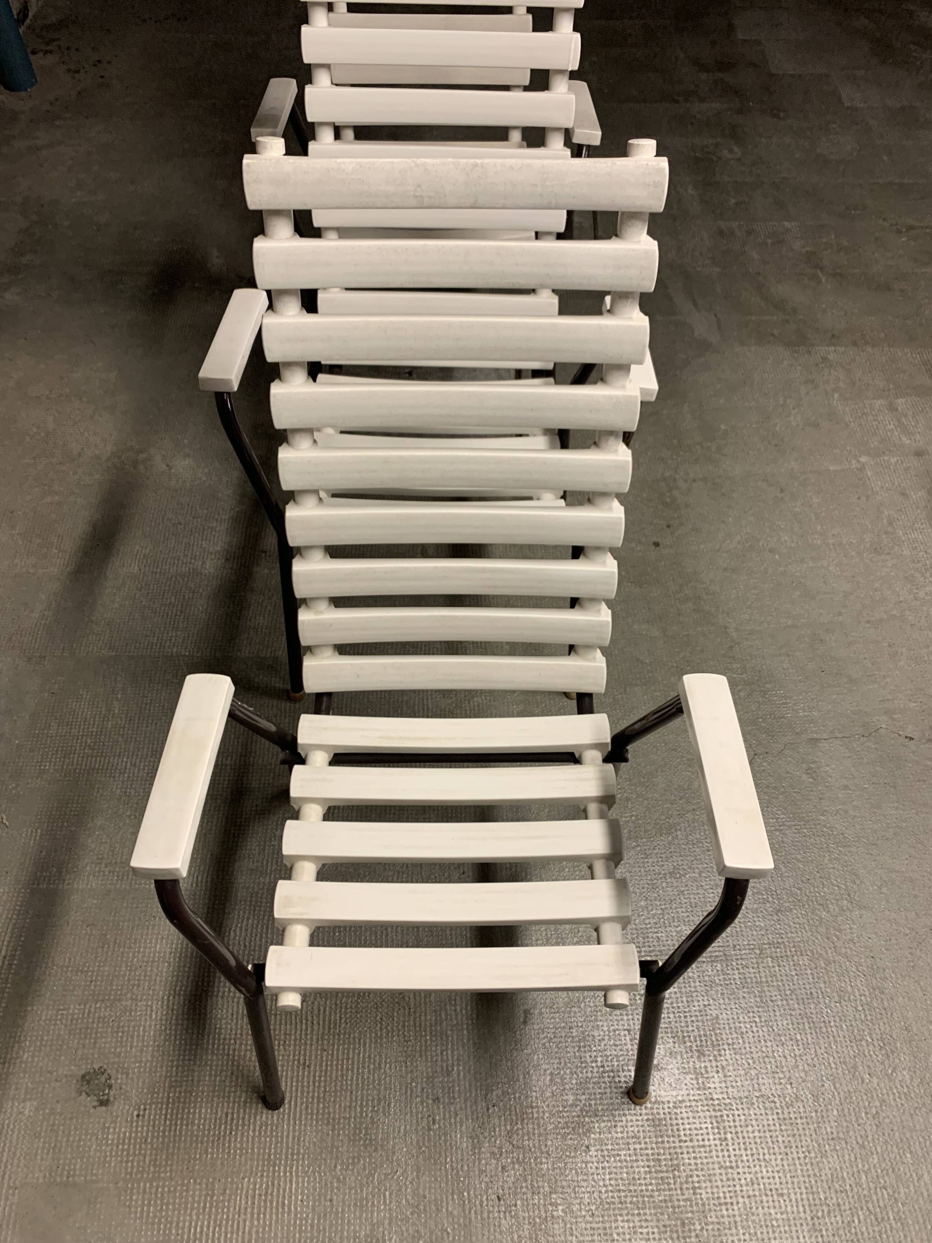 Vintage Garden Furniture Chairs Retro Design 70's Armchair