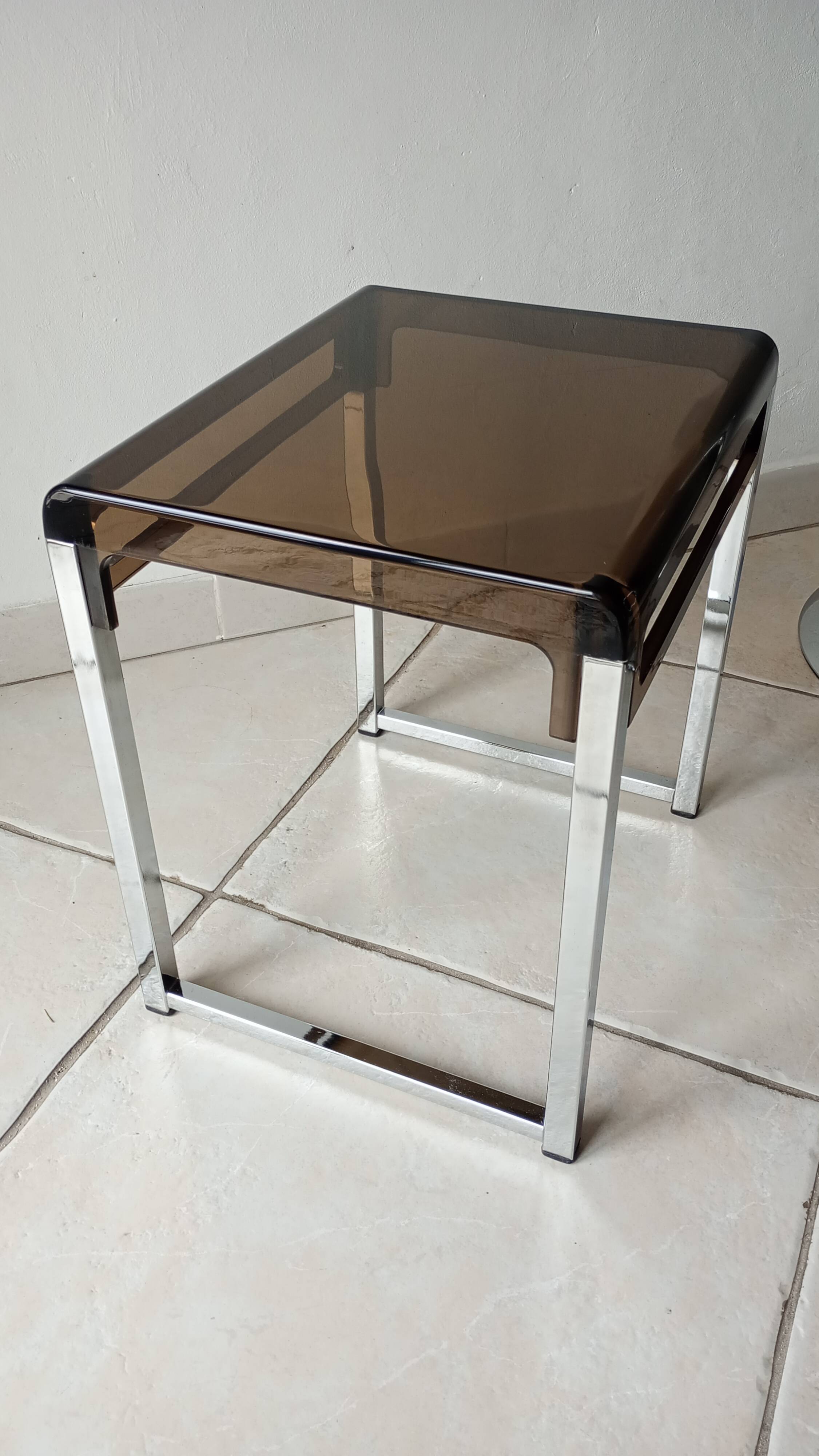 side table Marc Berthier 1970