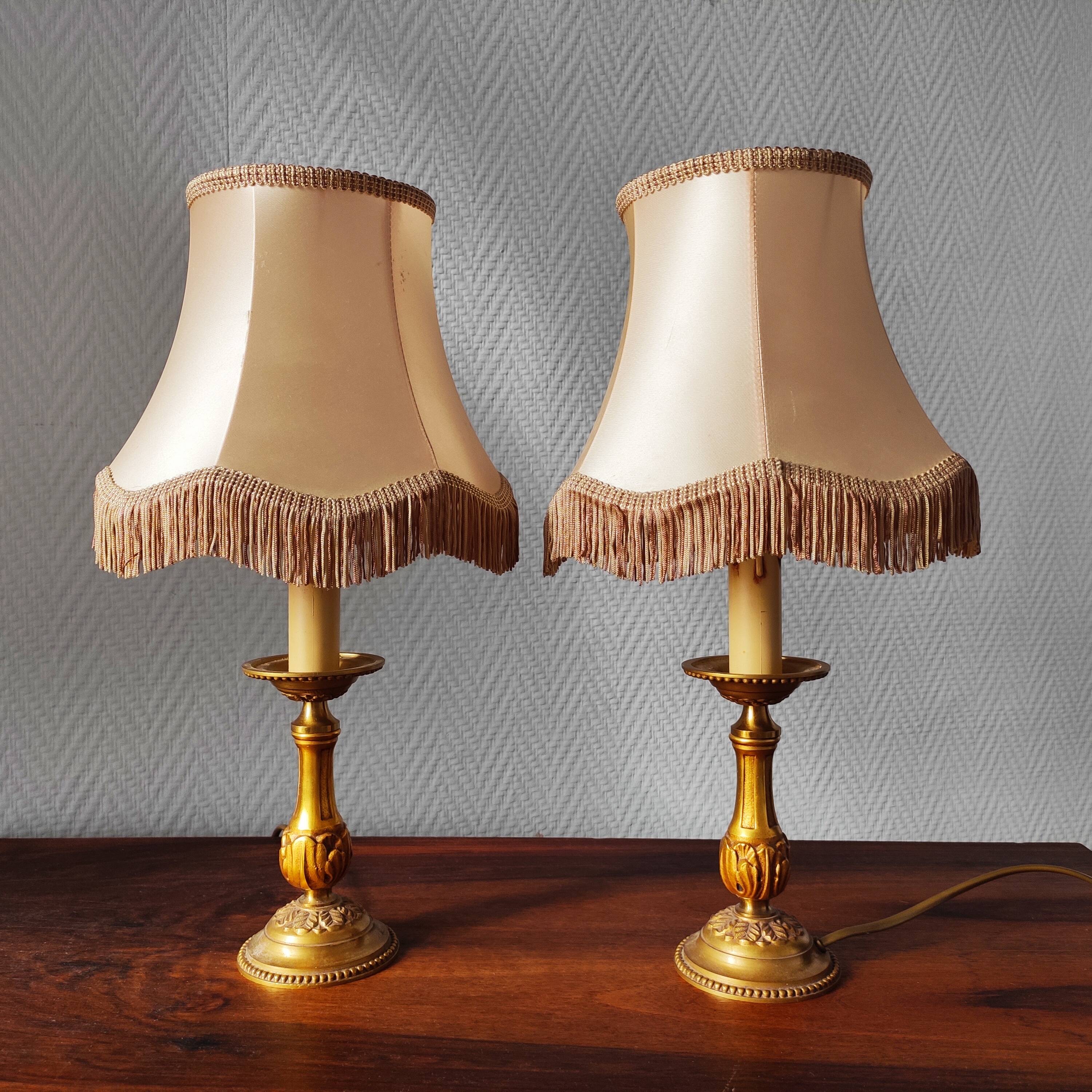 Pair of vintage lamps