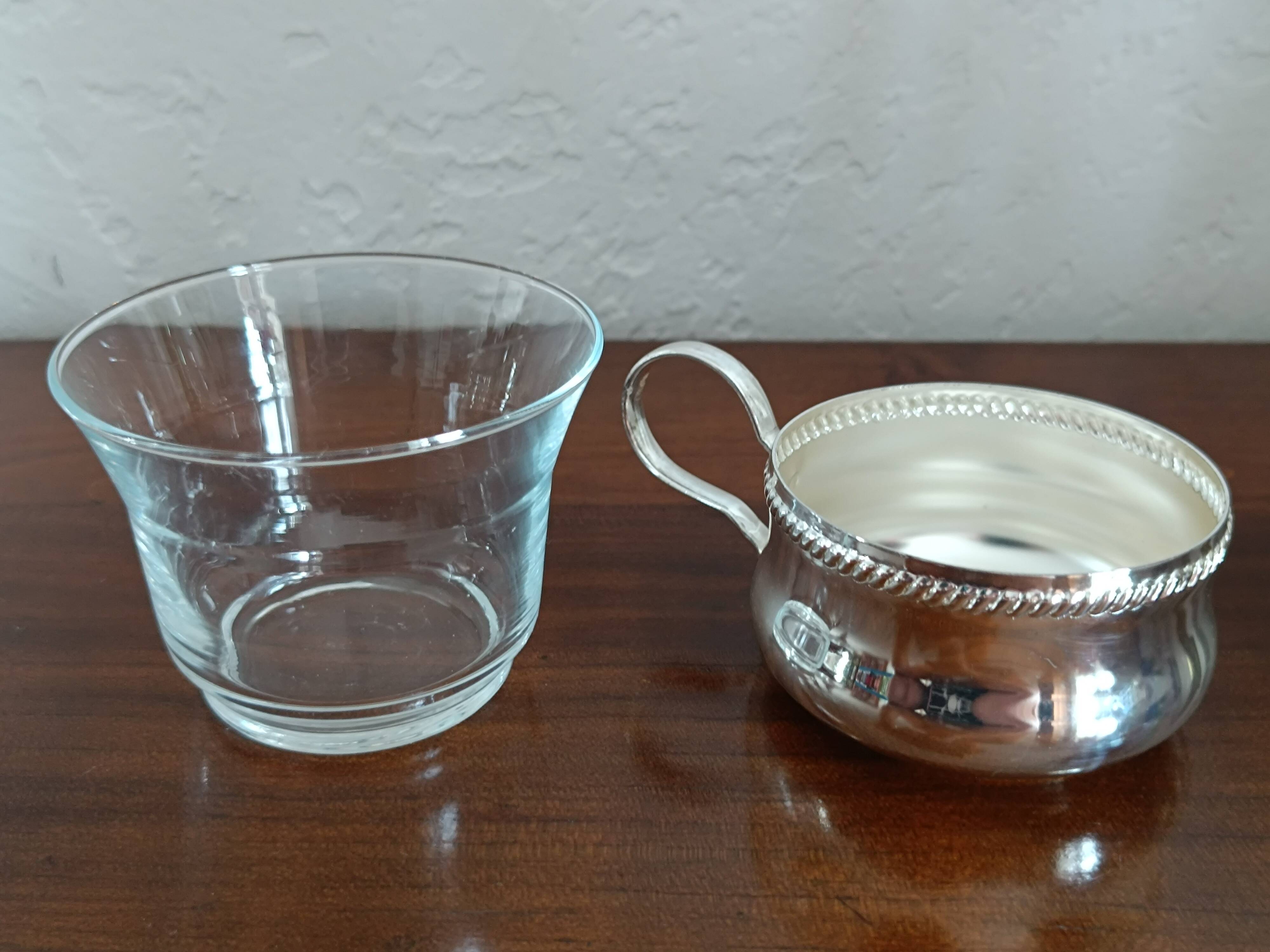 6-cup tea set and silver tray