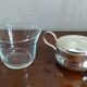 6-cup tea set and silver tray