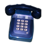 Téléphone bleu à touches