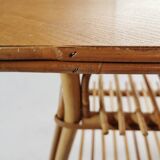 Rattan bedside table