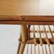 Rattan bedside table