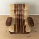 2x Space Age armchair set from the 1970s in velour