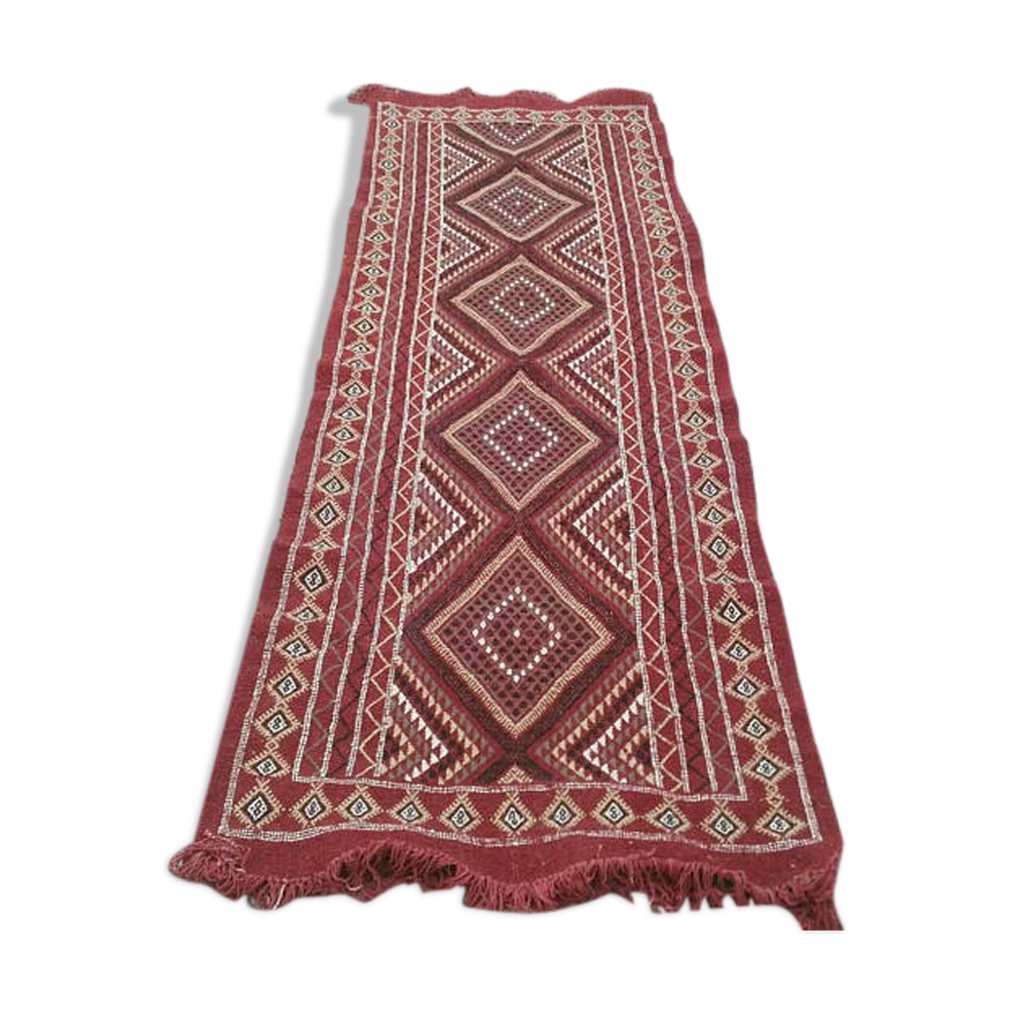 Kilim moroccan rug  275x85cm