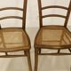 Pair of bistro chairs with canework. Ref Brunelle