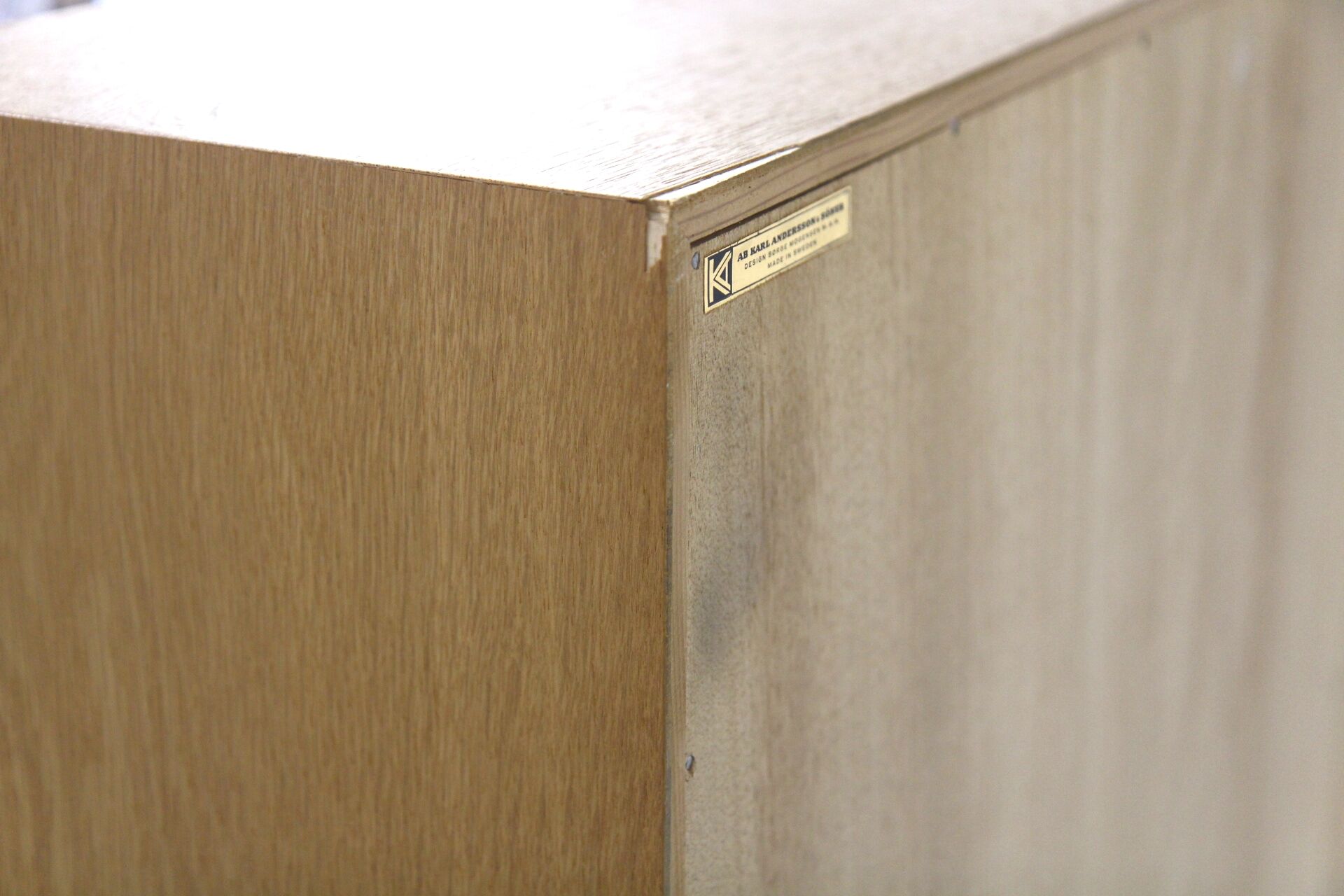 Scandinavian oak library "Öresund", Børge Mogensen, Sweden, 1960