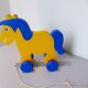 vintage wooden pull toy