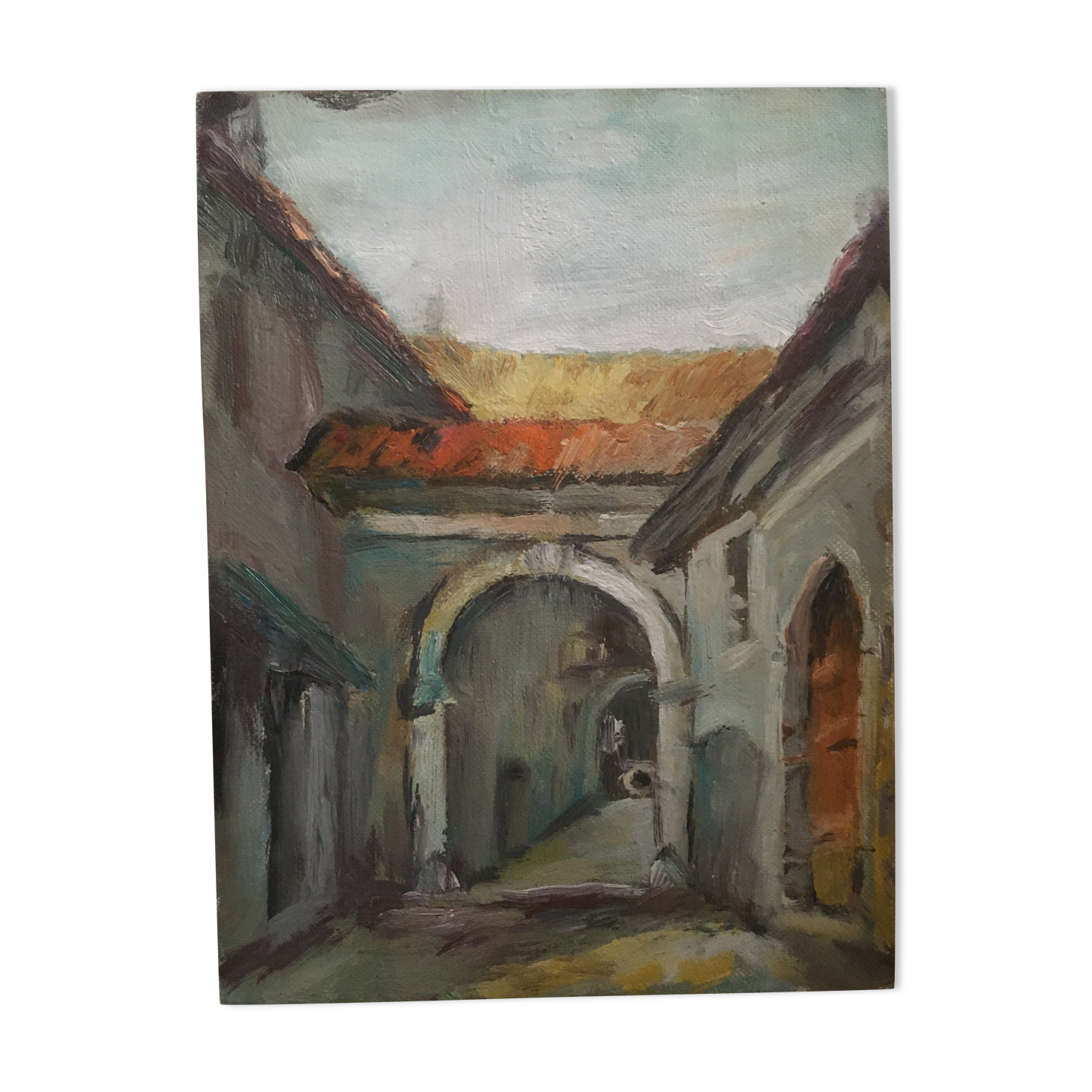 Oil painting, the medina.