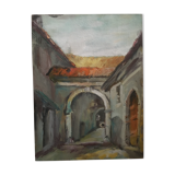 Oil painting, the medina.