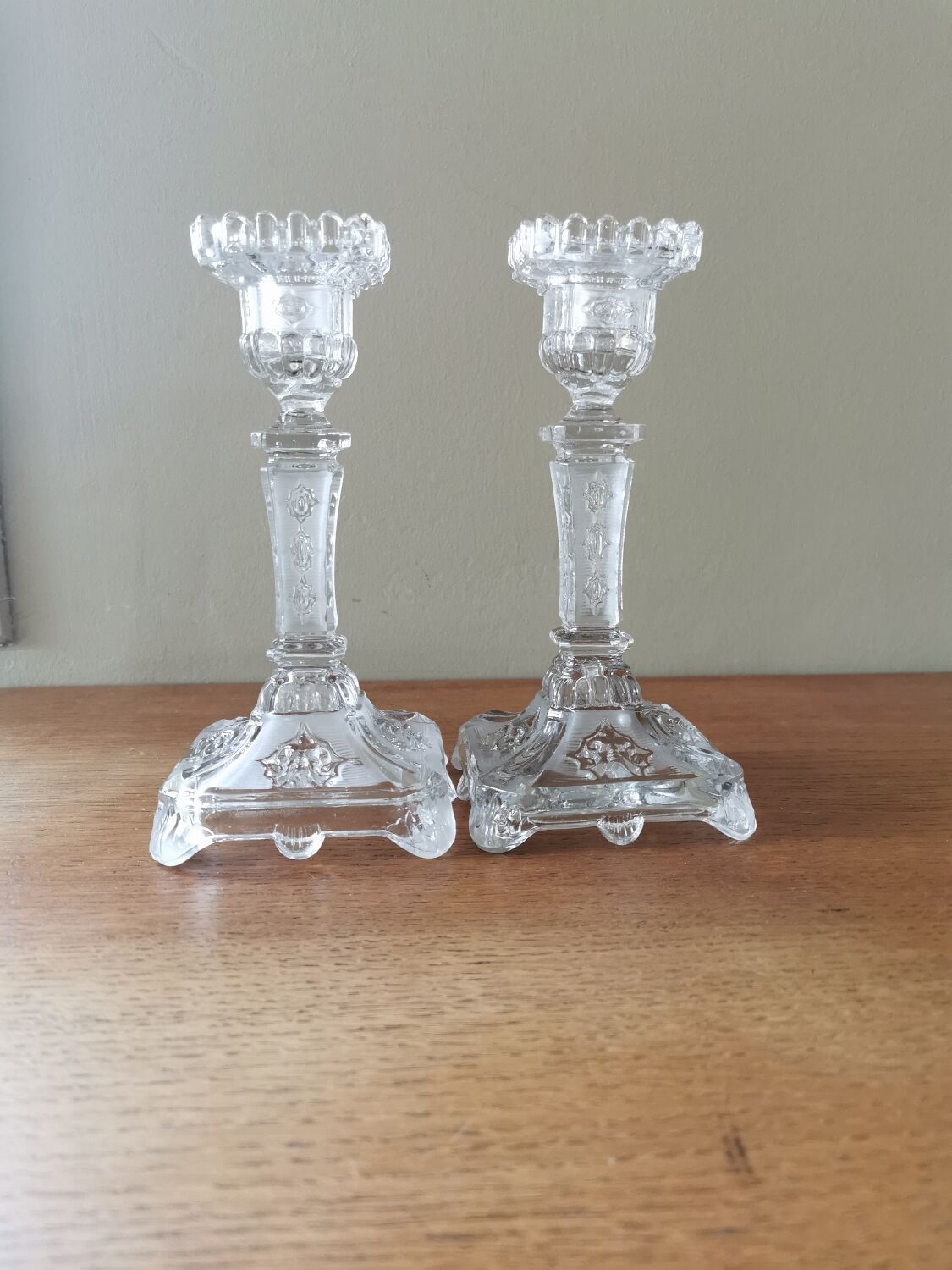 Pair of Portieux candle holders