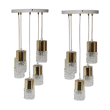 Pair of hanging lamps