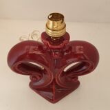 Stylized ceramic décor lamp foot