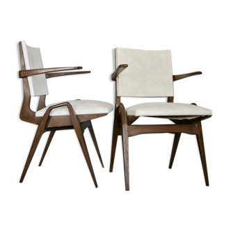 2 armchairs vintage year Suite 1950
