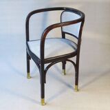 Armchair n°715 by Gustave Siegel for Kohn, 1905. Backhausen