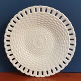 Suite of 5 openwork dessert plates