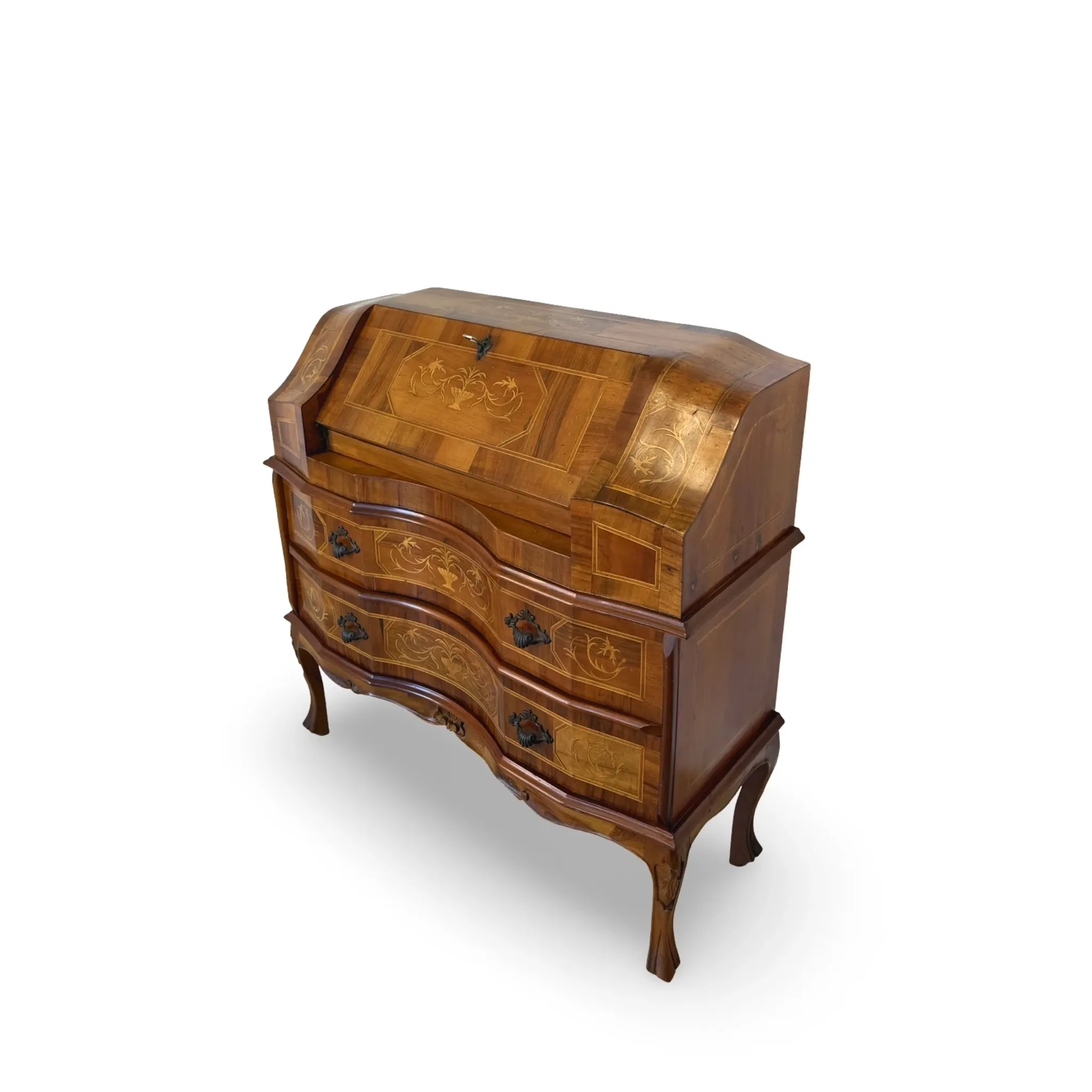 Venetian wood bureau/secretaire made in Italy in th