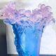 "Sweet Garden" vase, H 28 cm by Daum
