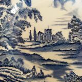 8 blue & white soup plates Broadhurst, Lunéville, Myott and Royal Sphinx Regout Maestricht
