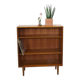 Noten fineer boekenkast LP kast met legplanken nr. 2