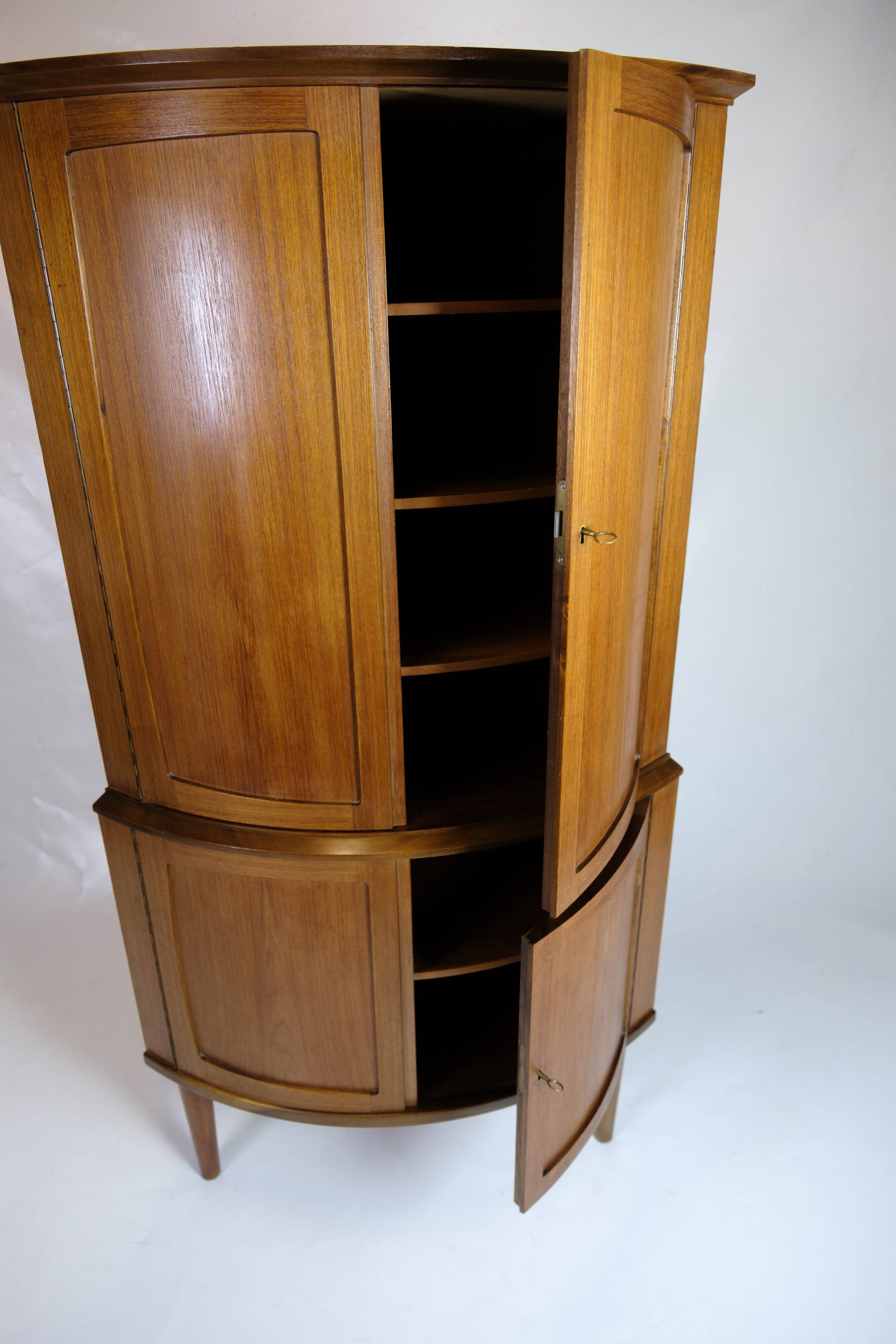 Corner cabinet - Teak - Danish design - Peterson Midtjydsk Møbelfabrik - 1960s