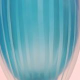 Vase en verre turquoise ancien