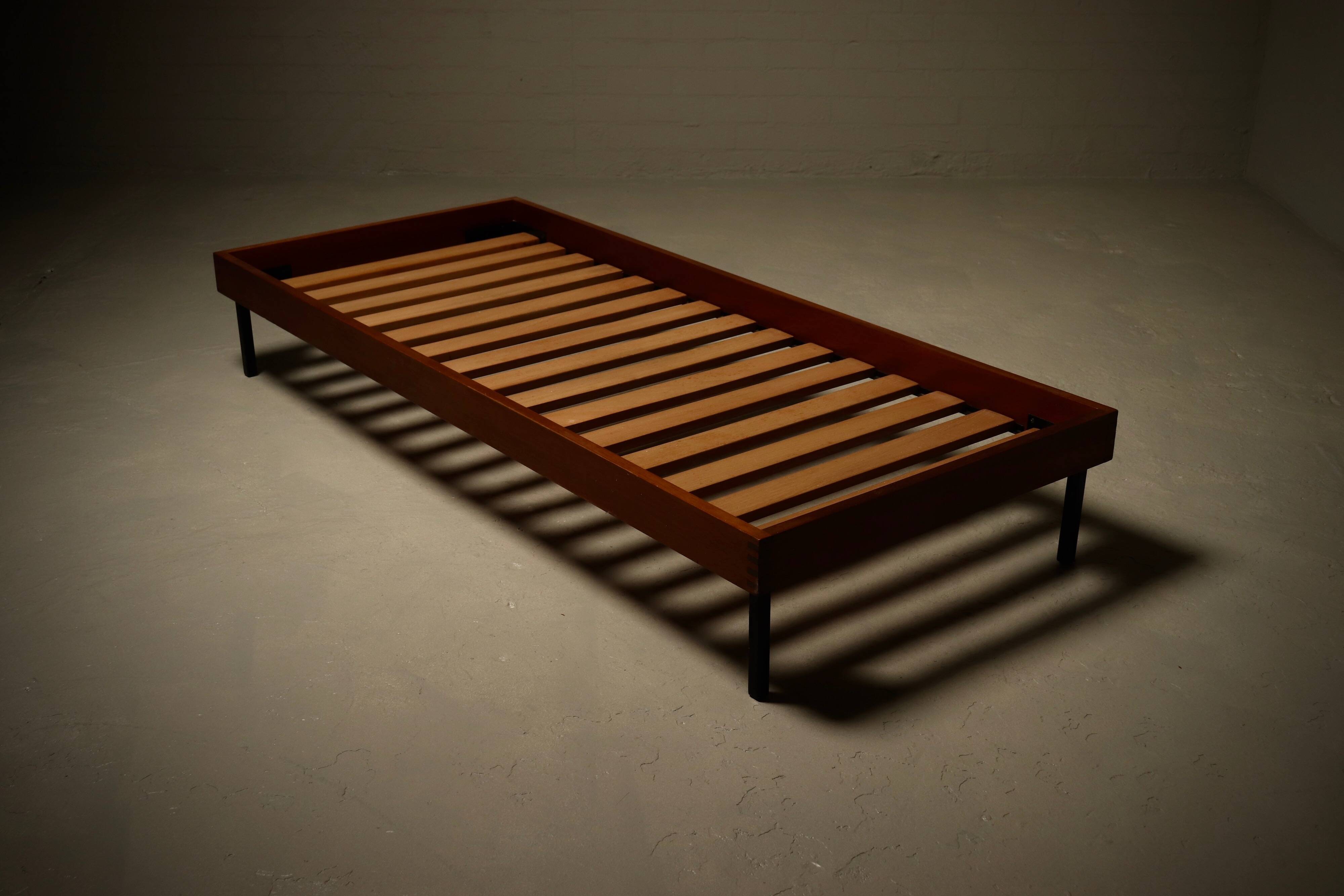 Mid-century minimalist teak daybed 1950s