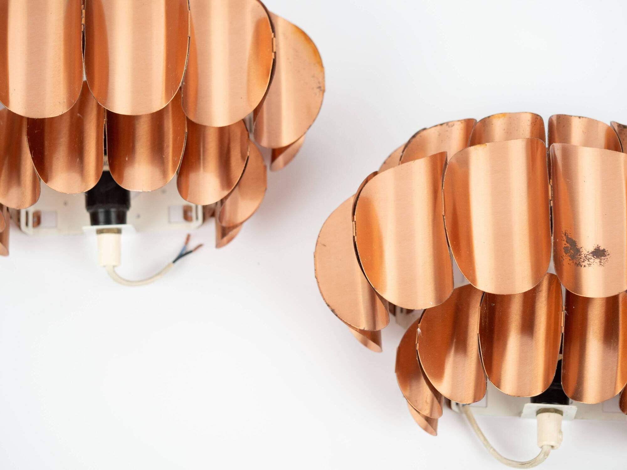 Paire d'appliques vintage de Thorsten Orrling, Hans-Agne Jakobsson, 1960