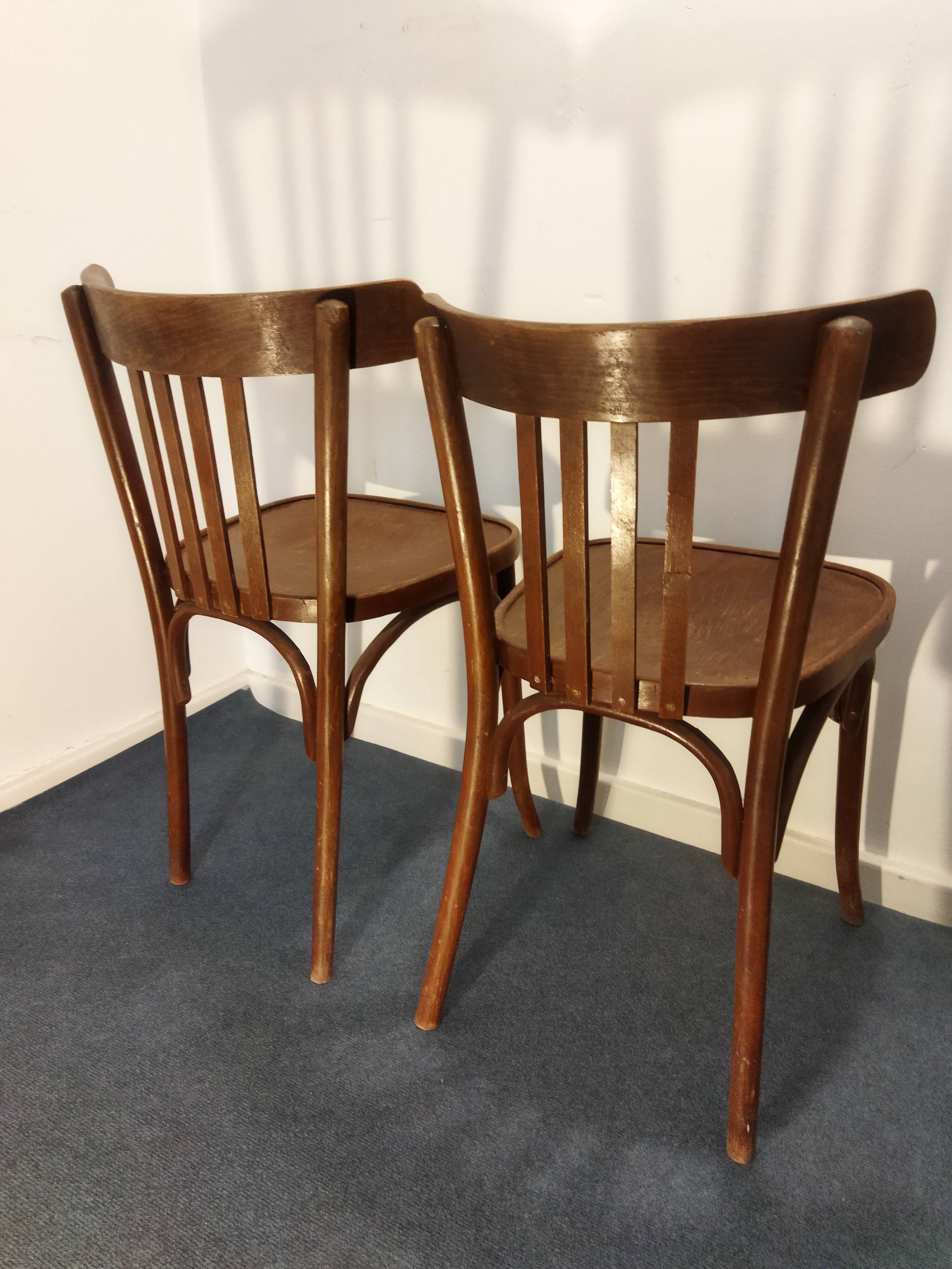 Pair of bistro chairs